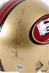 1995 San Francisco 49ers Multi Signed Mini Helmet w/ Joe Perry, John Henry Johnson, Hugh McElhenny & More (JSA)