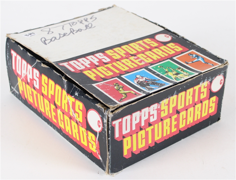 1987 Topps Rack Pack Hobby Box w/ 20 Sealed Packs (960 Total Cards)