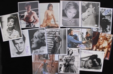 1960s-2010s Celebrity Signed 8x10 Photos w/ Joan Crawford, Drew Barrymore & more (Lot of 45+)