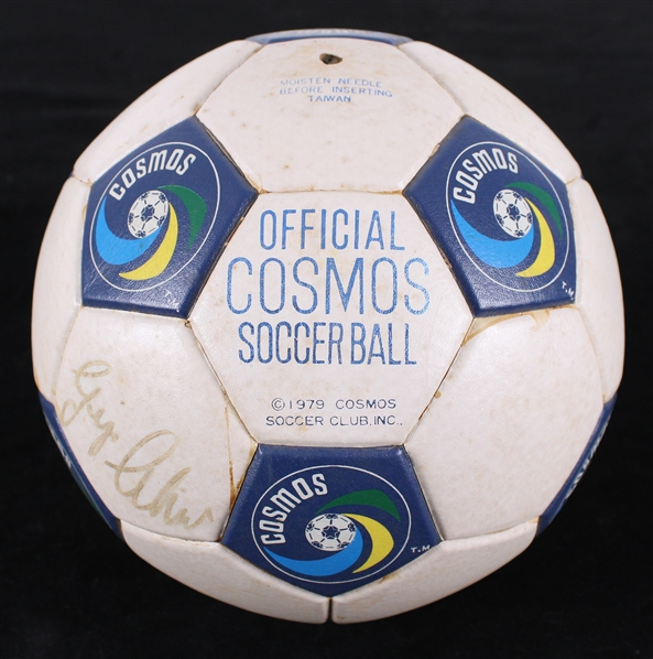 1979 New York Cosmos Legends Multi Signed Soccer Ball w/ 8 Signatures Including Pele, Carlos Alberto & More *Full JSA Letter*