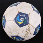 1979 New York Cosmos Legends Multi Signed Soccer Ball w/ 8 Signatures Including Pele, Carlos Alberto & More *Full JSA Letter*