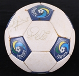 1979 New York Cosmos Legends Multi Signed Soccer Ball w/ 8 Signatures Including Pele, Carlos Alberto & More *Full JSA Letter*
