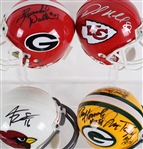 1990s NFL Signed Jersey, Mini Helmets w/ Fuzzy Thurston, Lynn Dickey, Hornung & more (Lot of 50+)(JSA)