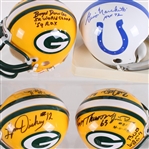 1990s NFL Signed Jersey, Mini Helmets w/ Fuzzy Thurston, Lynn Dickey, Hornung & more (Lot of 50+)(JSA)