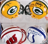 1990s NFL Signed Jersey, Mini Helmets w/ Fuzzy Thurston, Lynn Dickey, Hornung & more (Lot of 50+)(JSA)