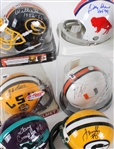 1990s NFL Signed Jersey, Mini Helmets w/ Fuzzy Thurston, Lynn Dickey, Hornung & more (Lot of 50+)(JSA)