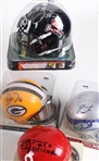 1990s NFL Signed Jersey, Mini Helmets w/ Fuzzy Thurston, Lynn Dickey, Hornung & more (Lot of 50+)(JSA)