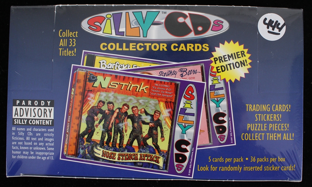 2001 Silly CDs Collector Cards Premier Edition Box Sealed