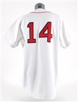 1986 Jim Rice Boston Red Sox Signed Professional Model Home Jersey (MEARS LOA / JSA)