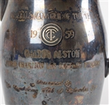 1955-59 Walter Alston Brooklyn Dodgers Manager of the Year Award Pitcher & 10 In A Row Schaefer Beer Mug (MEARS LOA / Family Provenance)