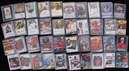 1910's-2010's Basketball Boxing Olympics Racing Trading Card Collection - Lot of 550+ with Majority Signed
