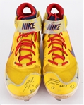 2022 Ronald Acuna Jr. Atlanta Braves Signed Nike Game Worn Cleats (MEARS LOA / JSA)
