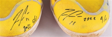 2022 Ronald Acuna Jr. Atlanta Braves Signed Nike Game Worn Cleats (MEARS LOA / JSA)