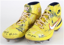 2022 Ronald Acuna Jr. Atlanta Braves Signed Nike Game Worn Cleats (MEARS LOA / JSA)