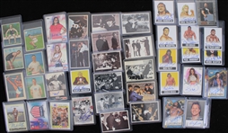 1910's-2010's Wrestling Hollywood Musicians Politics Americana Trading Card Collection - Lot of 150+