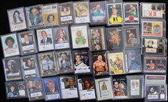 1910's-2010's Wrestling Hollywood Musicians Politics Americana Trading Card Collection - Lot of 150+