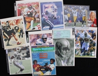 1970's-2000's Football Signed 8 x 10 Photos - Lot of 60+