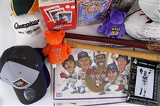 1990s Baseball Trading Cards, Signed Football Helmets, Starting Line Ups & more (Lot of 150+)