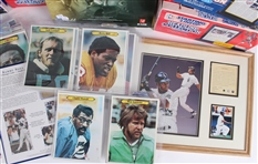1990s Baseball Trading Cards, Signed Football Helmets, Starting Line Ups & more (Lot of 150+)