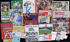 1970s-2010 Minor League Baseball Yearbooks, Programs, Magazines & more (Lot of 90+)