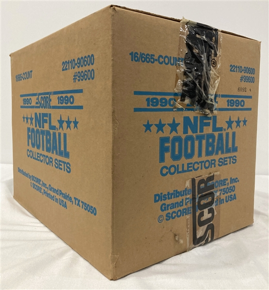 1990 Score Series 2 Sealed Football Case Unopened 16 boxes