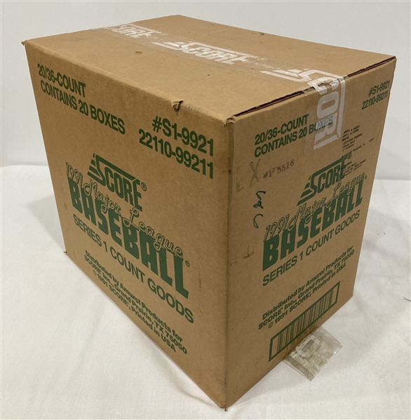 1992 Score Baseball Series 1 Sealed Case 20/36 Count 