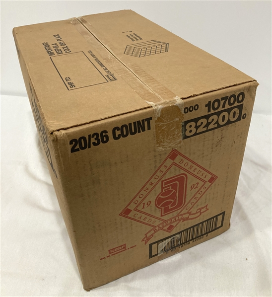 1992 Donruss Baseball Series 2 Sealed Case 20/36 Count 