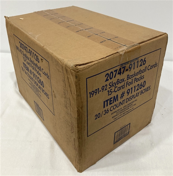 1991-1992 Skybox Basketball Series 1 Sealed Case 20/36 Count 