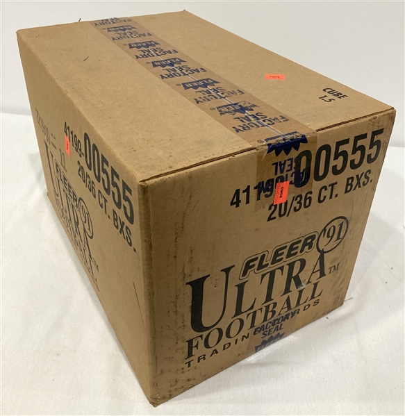 1991 Fleer Ultra Football Sealed Case 20/36 Count 