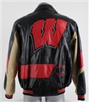 1990s Wisconsin Badgers Retail Leather Jacket 