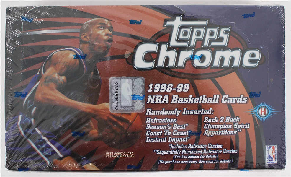 1998-99 NBA Topps Chrome Sealed Basketball Cards 