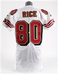 1996 Jerry Rice San Francisco 49ers Road Jersey (MEARS A5)