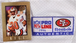 1996 Jerry Rice San Francisco 49ers Road Jersey (MEARS A5)