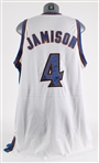 2005-06 Antawn Jamison Washington Wizards Game Worn Home Jersey (MEARS A5)