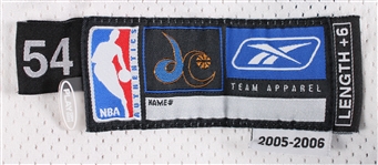 2005-06 Antawn Jamison Washington Wizards Game Worn Home Jersey (MEARS A5)