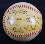 1947 Babe Ruth New York Yankees Signed & Inscribed To My Little Girlfriend OAL Harridge Baseball *Full JSA Letter*