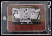 1951-68 Mickey Mantle NY Yankees Signed Trading Card (JSA) 