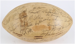 1966 Super Bowl I Champion Green Bay Packers Team Signed Football w/ 47 Signatures Including Vince Lombardi, Bart Starr, Ray Nitschke & More *Full JSA Letter*