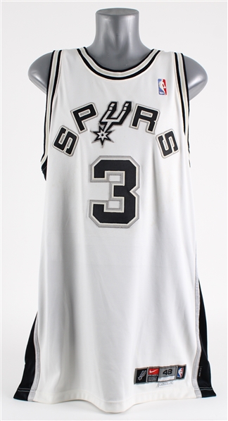 2002-03 Stephen Jackson San Antonio Spurs Game Worn Home Jersey (MEARS A5)