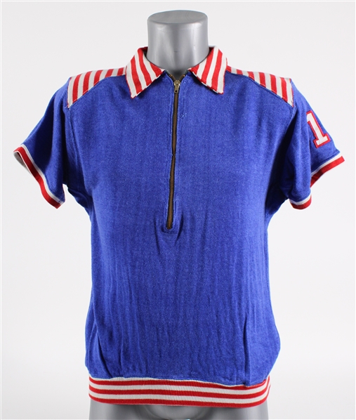 1950s-60s Detroit Pistons #12 Warm Up Shirt (MEARS LOA)
