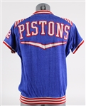 1950's-60's Detroit Pistons #12 Warm Up Shirt (MEARS LOA)