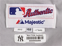 2012 Alex Rodriguez New York Yankees Game Worn Road Jersey (MEARS A5)