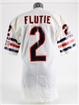 1986-87 Doug Flutie Chicago Bears Game Worn Road Jersey (MEARS A9)