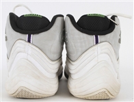 1999 (March 3) Kobe Bryant Los Angeles Lakers Adidas KB8 II Game Worn Sneakers (MEARS LOA / Ryan Leaf Letter)