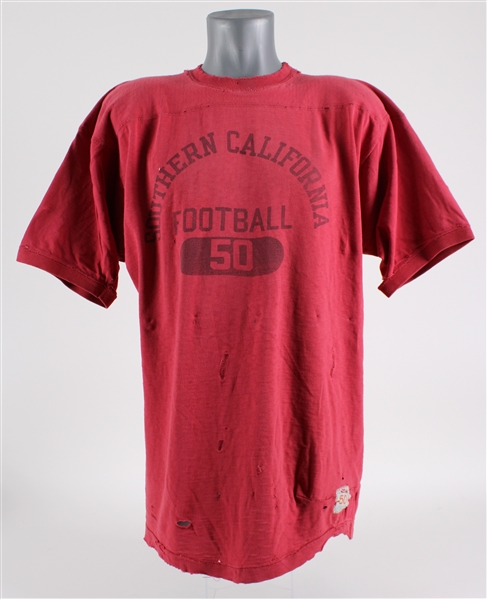1970s USC Trojans Football Practice Shirt (MEARS LOA)
