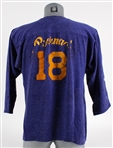 1960's Spalding Electric Eagles #18 Game Worn Football Jersey (MEARS LOA)