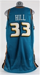 1996-97 Grant Hill Detroit Pistons Game Worn Road Jersey (MEARS A5)