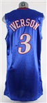 2004-05 Allen Iverson Philadelphia 76ers Game Worn Alternate Jersey (MEARS A5)