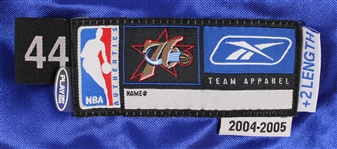 2004-05 Allen Iverson Philadelphia 76ers Game Worn Alternate Jersey (MEARS A5)