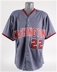 2018-2022 Juan Soto Washington Nationals Signed Road Jersey w/ Trading Card (Beckett)